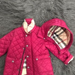 Toddler burberry jacket